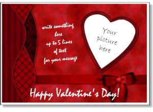 All of the templates can be personalized for any special occasion. Valentine's Photo Card Templates | Add your picture to ...
