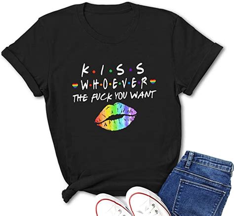 Kiss Whoever The Fuck You Want Shirt For Lgbt Month Support