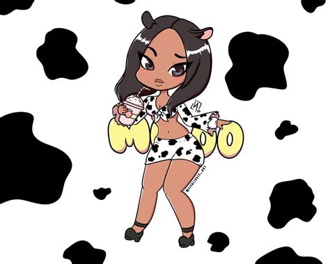 Moo Im A Cow ~ Doja Cat Fan Art By Vivaciousvart On Deviantart