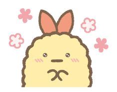 sumikko gurashi tonkatsu ebi fry mustard packet thanks gif | Kawaii cat, Thanks gif, Cute drawings