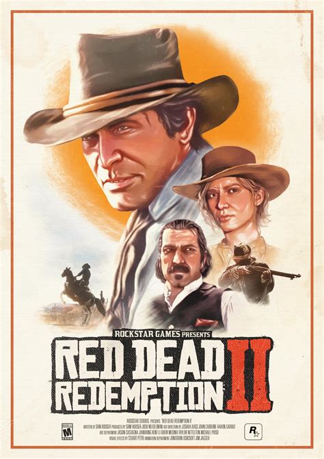 Red Dead Redemption Ii Poster By Sorin Ilie Rreddeadredemption