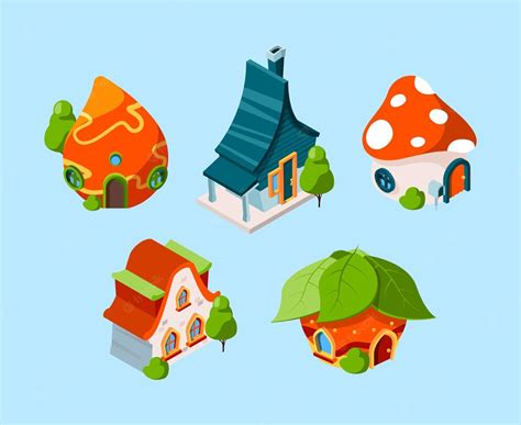 Premium Vector Fairytale House Isometric Fantasy Buildings For 3d