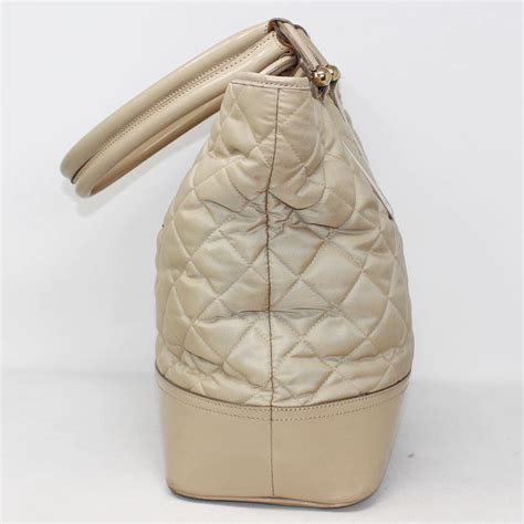 BURBERRY Nude Coated Nylon Tote Bag ALL YOUR BLISS