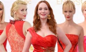 Emmy Awards 2014 Scarlet Women Christina Hendricks