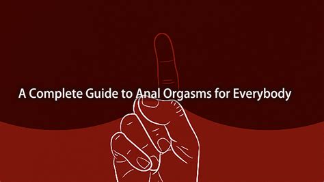 A Complete Guide To Anal Orgasms For Everybody Magic Motion