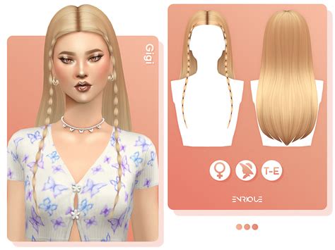 Sims 4 Gigi Hairstyle The Sims Book