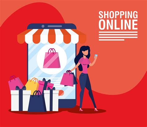 Online Shopping And E Commerce Banner 1750622 Vector Art At Vecteezy