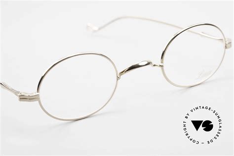 glasses lunor ii 10 oval lunor frame gold plated