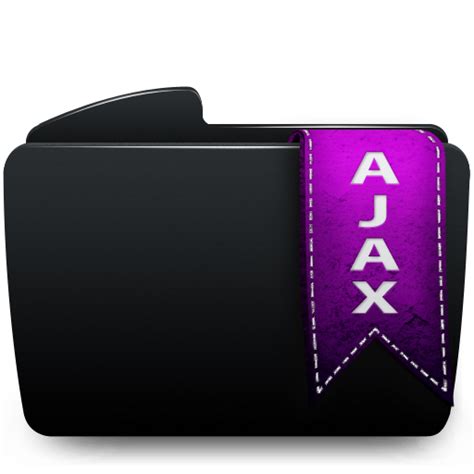 Folder Ajax Icon Sabre Snow Black Icons