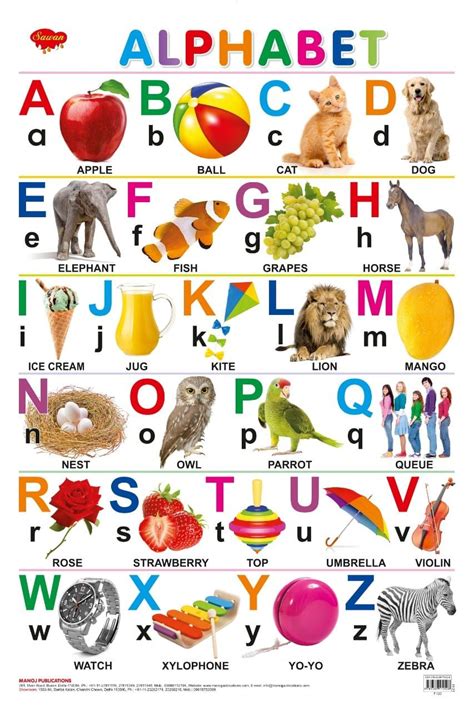 Alphabet Wall Chart Hello Book Mine English Activities For Kids