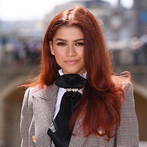Zendaya Debuted Red Hair At A “spider Man Far From Home” Press Event Teen Vogue