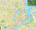 Mapas Detallados de Copenhague para Descargar Gratis e Imprimir