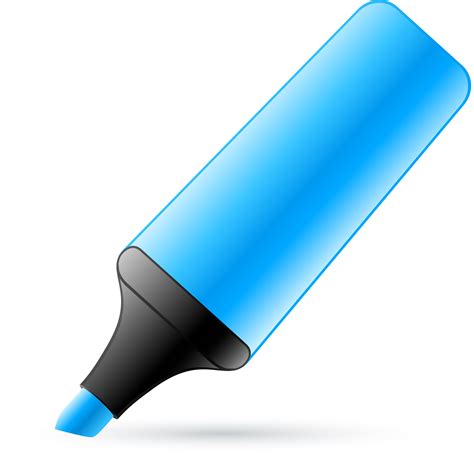 Markers Clipart Blue Markers Blue Transparent Free For Download On