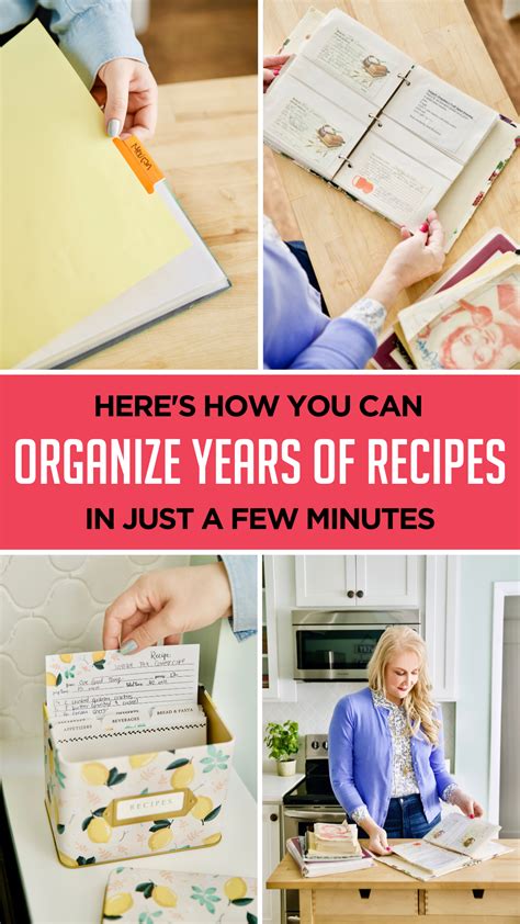 7 Brilliant Ways To Organize Your Recipes Organization Recipe