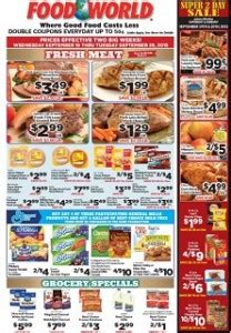 Maybe you would like to learn more about one of these? Food World Weekly Ad & Circular Specials