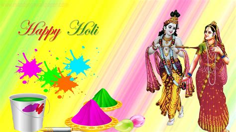 Radha Krishna Holi Wallpapers Wallpaper Cave