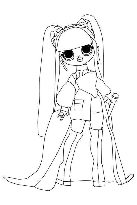 Lol Omg Big Sister Murrr Coloring Page Free Printable Coloring Pages