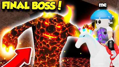 Challenging The Final Magma Boss In Wizard Simulator With Legendary