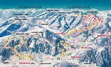 Wildschoenau - Niederau, Oberau, Auffach ski map, Tirol, Austria, Europe