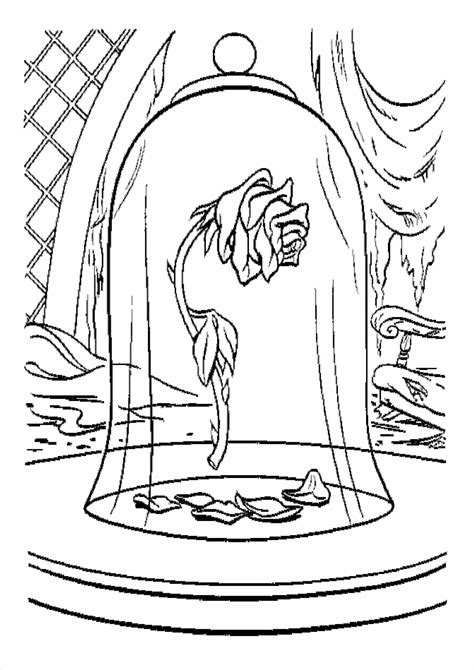 Beauty And The Beast Rose Drawing at GetDrawings | Free download