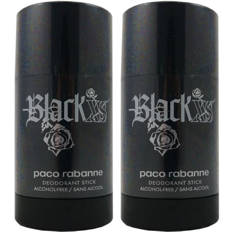 Paco Rabanne Black Xs For Him 2x75 Ml Deo Stick Deodorant Deostick Bei