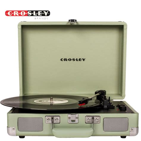 Crosley Cruiser Deluxe 3 Speed Record Turntable With Bluetooth Mint