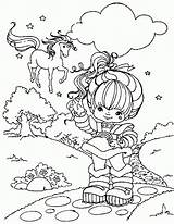 Rainbow Brite Coloring Pages Printable Books Last sketch template