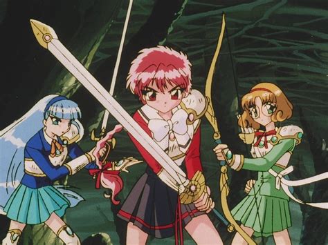 You should give them a visit if you're looking as for characterization, i agree that the side characters are kinda underdeveloped and the story really basically the setting is that we who are used to seeing mecha in anime, games, manga. Magic Knight Rayearth | Anime-Planet