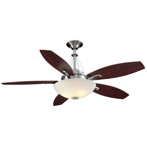 Bayicon remote replace hampton bay uc7078t ceiling fan remote control, with up and down light. Hampton Bay Brookedale 60" Ceiling Fan Brushed Nickel ...