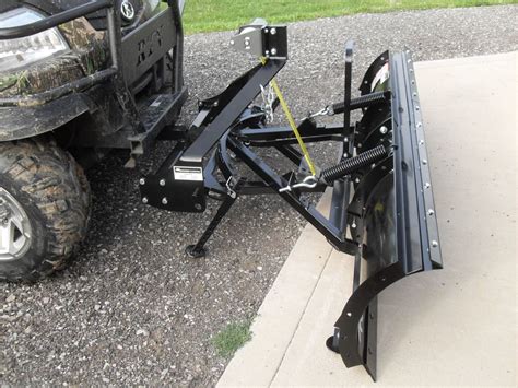 Snowbear Utv Snowplow For 2 Hitches Electric Winch 72 Wide X 19