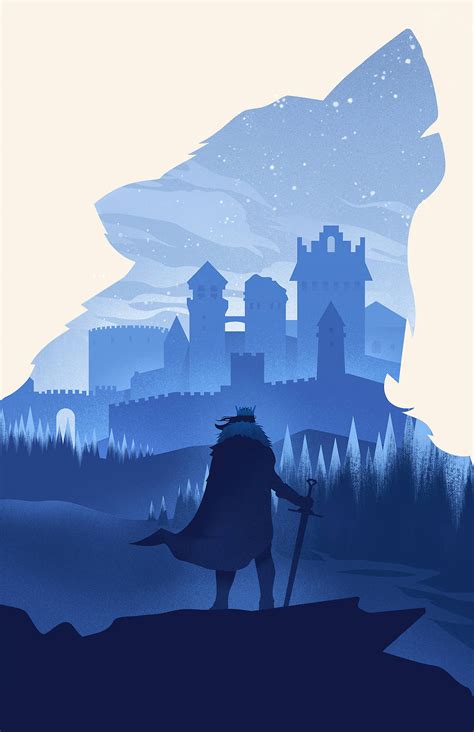 Game Of Thrones Silhouette Posters Created By