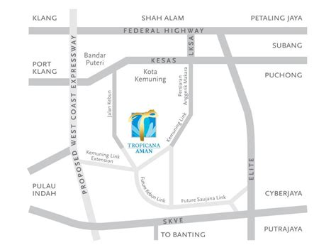 Complete with modern facilities, an 85 acres centre park neighborhood commercial and educational institutions. Tropicana Aman, Cheria Residences @ Kota Kemuning, Shah ...