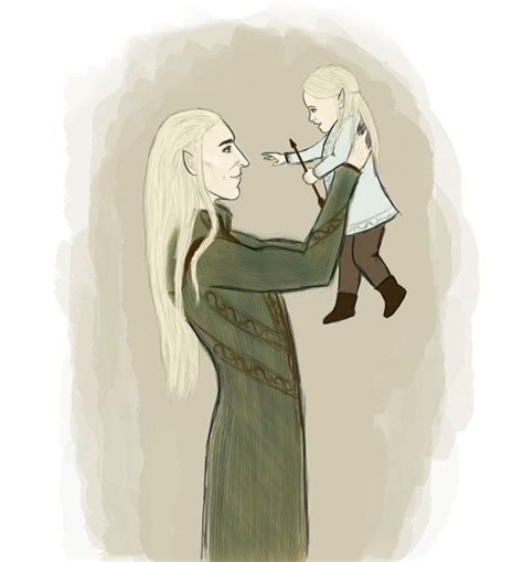 Thranduil And Baby Legolas By ZauberiN1313 On DeviantArt Art All The