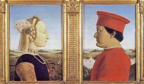 The Duke And Duchess Of Urbino Piero Della Francesca Uffizi Gallery