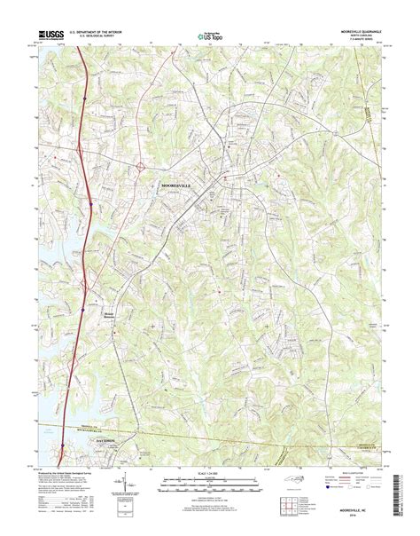Mytopo Mooresville North Carolina Usgs Quad Topo Map