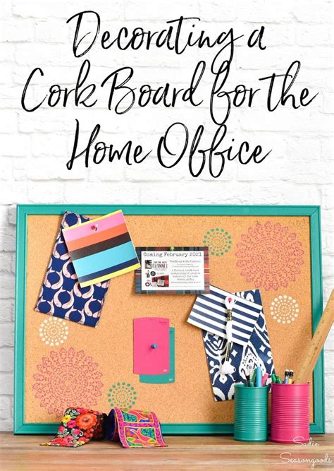 Decorative Cork Board For The Home Office Cork Board Budget Friendly