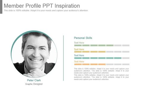 Personal Profile Template Ppt Personal Profile Templates Psdvectors