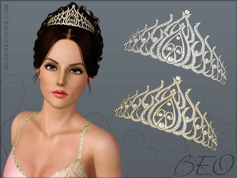Beo Creations Diamond Tiara Sims 4 Dresses Sims Sims 3 Wedding