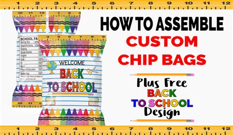 Chip bag template free enjoy gifts pinterest bags 52 easy. Free Back to School Favor Chip Bag Printable - I Heart Teaching Stuff