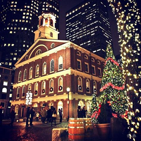 Faneuil Hall Boston Christmas In Boston Christmas In The City Places