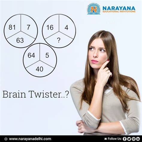 Solve This Brain Twister Narayanadelhi Braintwister Coaching