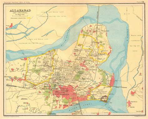British India Nagpur City Plan Maharashtra 1924 Old Vintage Map Chart