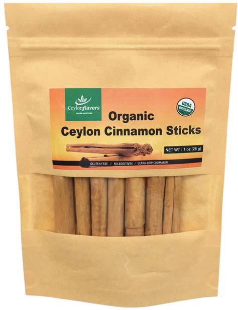 Organic Ceylon Cinnamon Sticks True Or Real Cinnamon Premium Grade