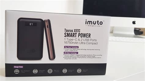Imuto Taurus X5tc 16750mah Smart Power Bank Youtube