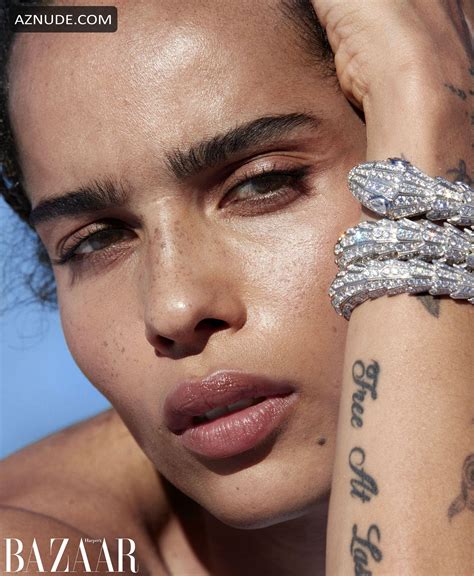 Zoe Kravitz Sexy For Harpers Bazaar Us Aznude