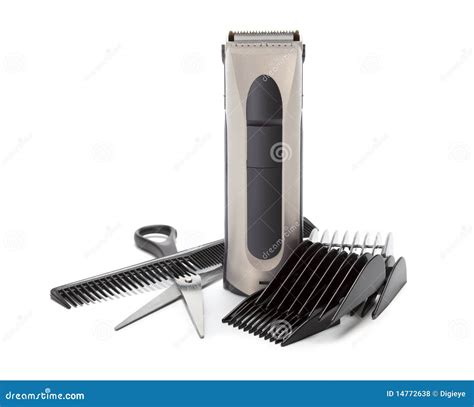 Clipper Comb And Scissors Stock Photo Image Of Comb 14772638