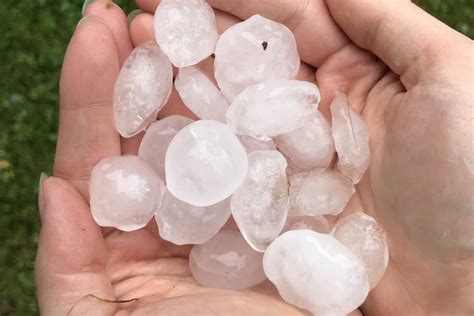 Severe Weather Brings Quarter Sized Hail Thunderstorms Throughout