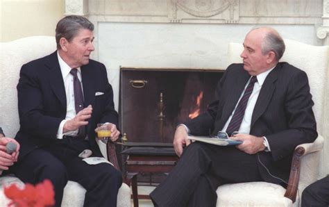October 11 1986 Ronald Reagan And Mikhail Gorbachev Meet In Reykjavik