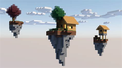 Artstation Minecraft Floating Islands