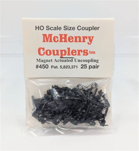 Mchenry Couplers 450 Ho Scale Knuckle Couplers 25 Pairs Athearn Ebay